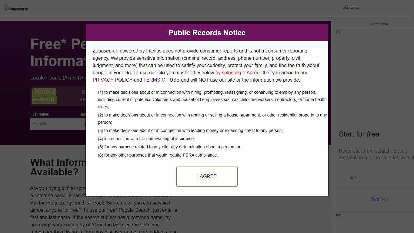 Free* People Search Engine - Search By Name & Phone Number ZabaSearch